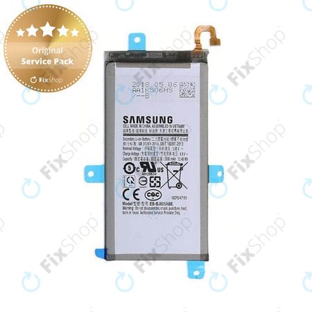 Samsung Galaxy A6 Plus A605 (2018) - Baterija Li-Ion-Polymer EB-BJ805ABE 3500mAh - GH82-16480A Genuine Service Pack