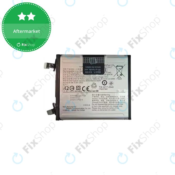 Vivo X200 Pro V2413 - Baterija 6000mAh