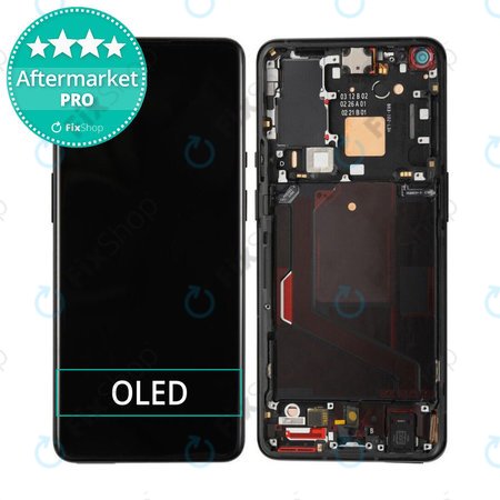 OnePlus 9 Pro - LCD zaslon + zaslon osjetljiv na dodir + okvir (crni) OLED
