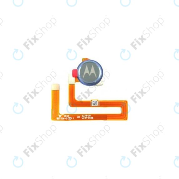 Motorola One Macro - Senzor otiska prsta + savitljivi kabel (svemirsko plavi) - SC98C52725 Originalni servisni paket