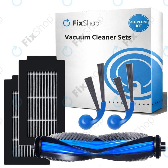 Set rezervnih dijelova za Ecovacs Deebot T30C Omni (1x Glavna četka, 2x Filter, 2x Bočna četka)