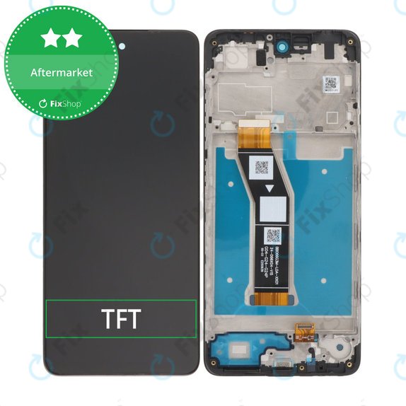 Motorola Moto G04 - LCD zaslon + zaslon osjetljiv na dodir + okvir (Black) TFT