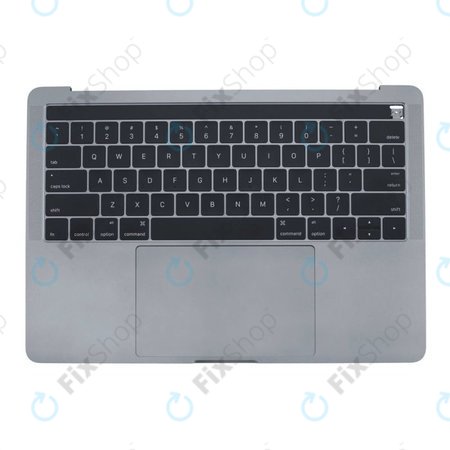 Apple MacBook Pro 13" A1706 (kasno 2016. - Sredina 2017.) - Gornji okvir tipkovnice + američka tipkovnica + mikrofon + trackpad + zvučnici (Space Gray)