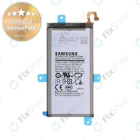 Samsung Galaxy A6 Plus A605 (2018) - Baterija Li-Ion-Polymer EB-BJ805ABE 3500mAh - GH82-16480A Genuine Service Pack