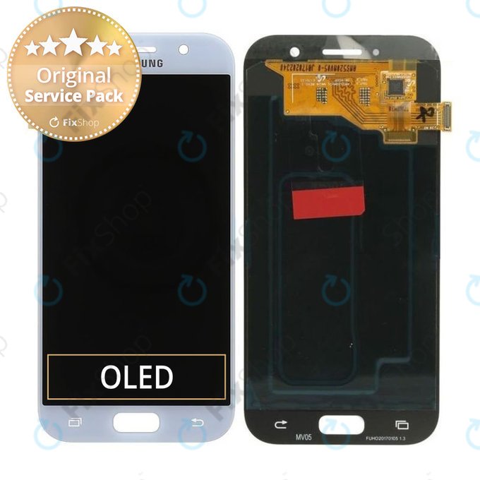 Samsung Galaxy A5 A520F (2017) - LCD zaslon + zaslon osjetljiv na dodir (plava magla) - GH97-19733C, GH97-20135C Originalni servisni paket
