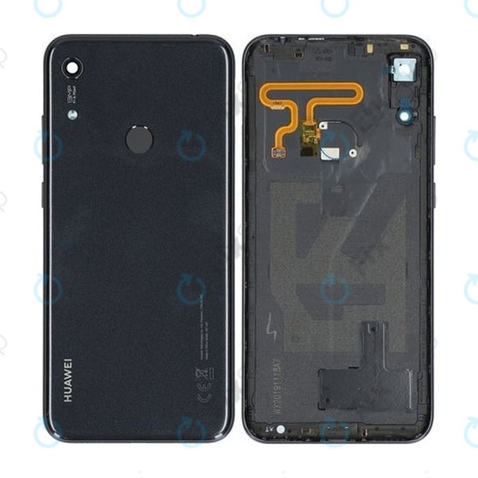 Huawei Y6s - Poklopac baterije + senzor otiska prsta (crno) - 02353JKC