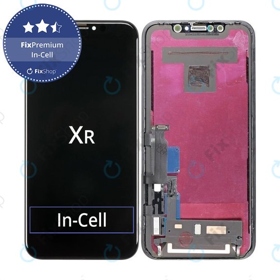 Zaslon In-Cell za iPhone XR, Dodirni ekran s okvirom, FixPremium