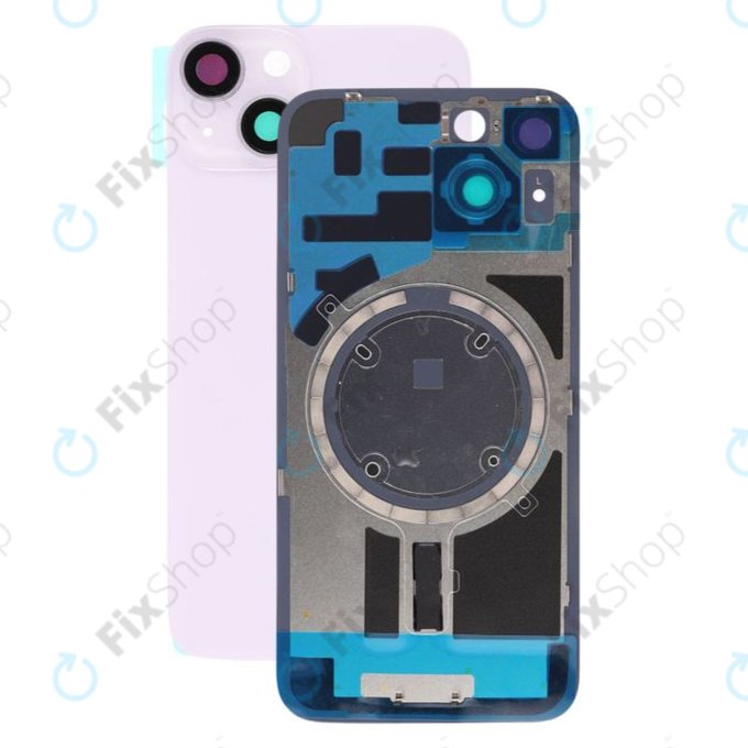 Apple iPhone 14 - Poklopac baterije + čip za bežično punjenje + NFC (ljubičasta)