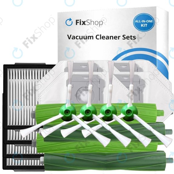 Set rezervnih dijelova za iRobot Roomba e-series, i-series, j-series (2 para glavnih četki, 4x Filter, 4x Bočna četka, 4x Vrećica za prašinu)