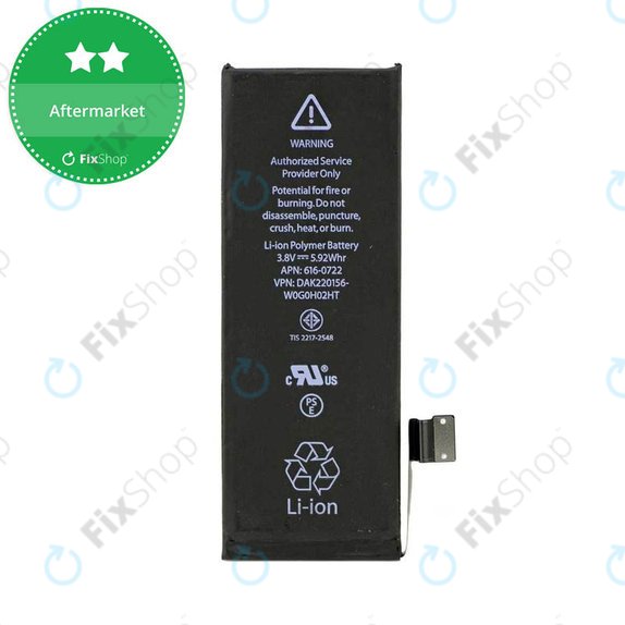 Baterija za iPhone 5S, 1560mAh