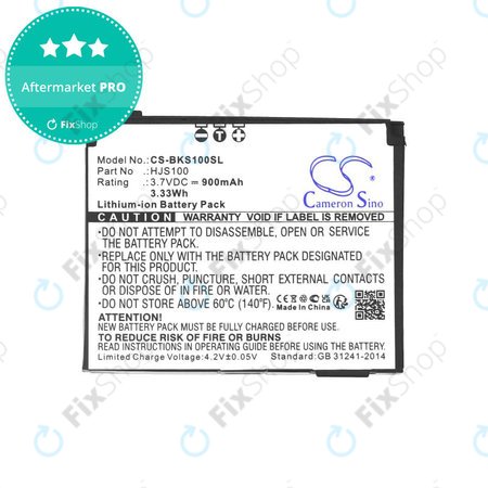 Baterija za Becker HJS 100, HJS100, Li-Ion, 3.7V, 900mAh, HQ