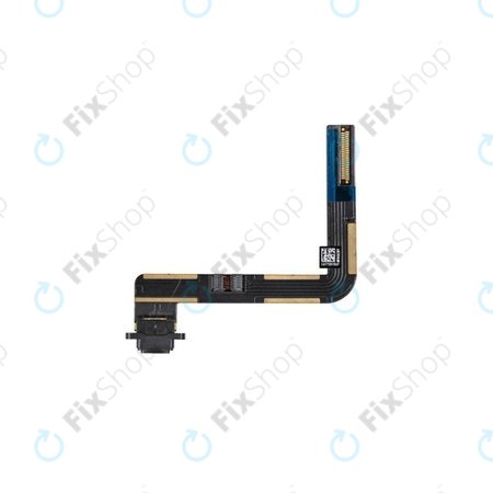 Apple iPad (6. generacija 2018.) - Konektor za punjenje + fleksibilni kabel (crni)