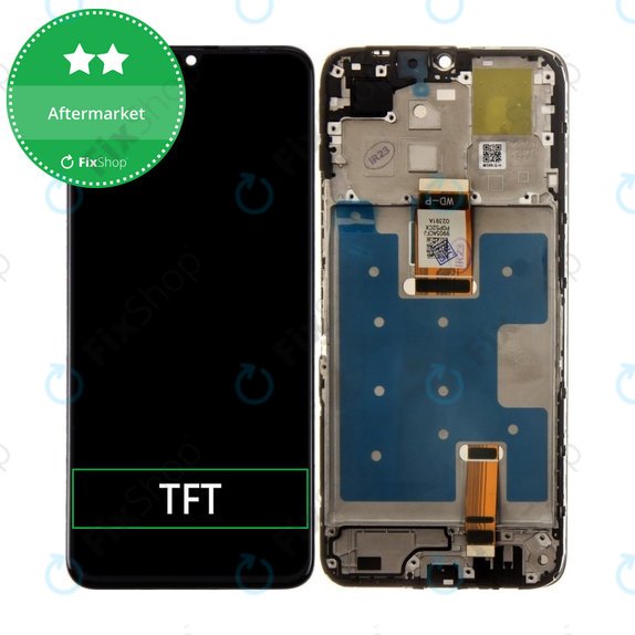 Honor X6a - LCD zaslon + zaslon osjetljiv na dodir + okvir (Midnight Black) TFT