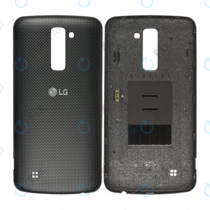 LG K10 K420N - Poklopac baterije (crni) - ACQ88990201 Originalni servisni paket
