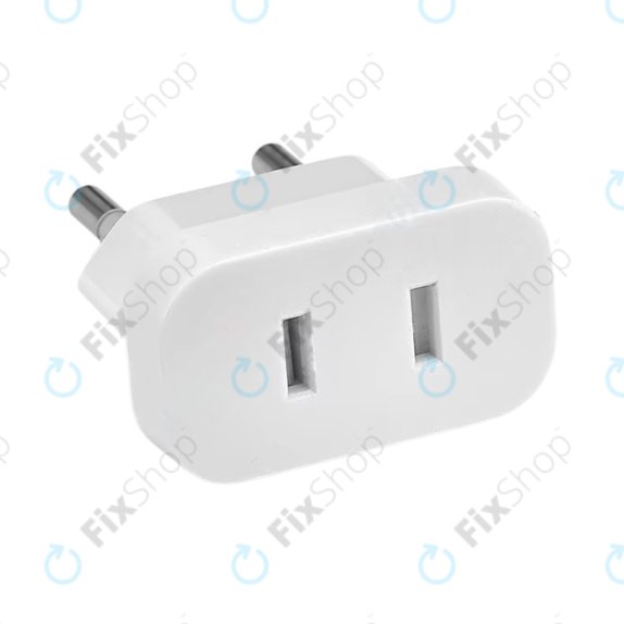 220V Adapter za utikač iz US u EU (Bijeli)