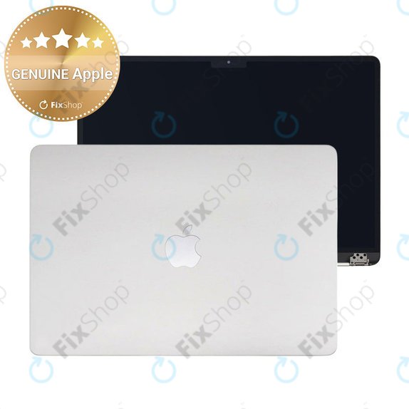 LCD zaslon za MacBook Air 15", A3114 (2024), s prednjim staklom i pokrovom, Silver, 661-40256, Genuine Apple