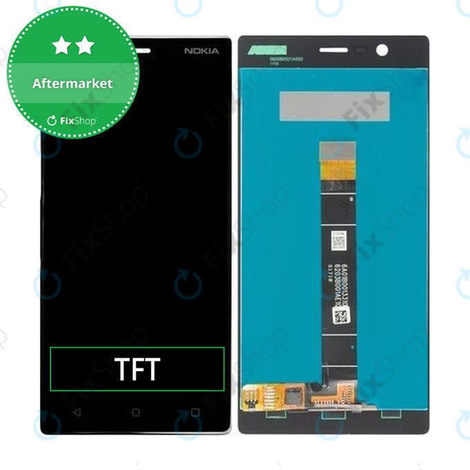 Nokia 3 - LCD zaslon + zaslon osjetljiv na dodir (Black) TFT