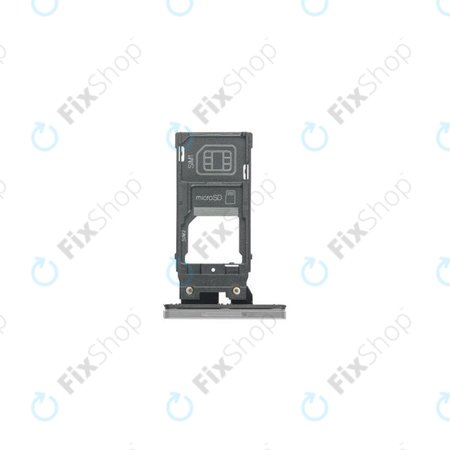 Sony Xperia XZ3 - SIM ladica (srebrna) - 1313-1477 Genuine Service Pack