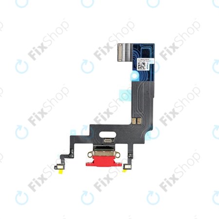 Apple iPhone XR - Konektor za punjenje + savitljivi kabel (crveni)