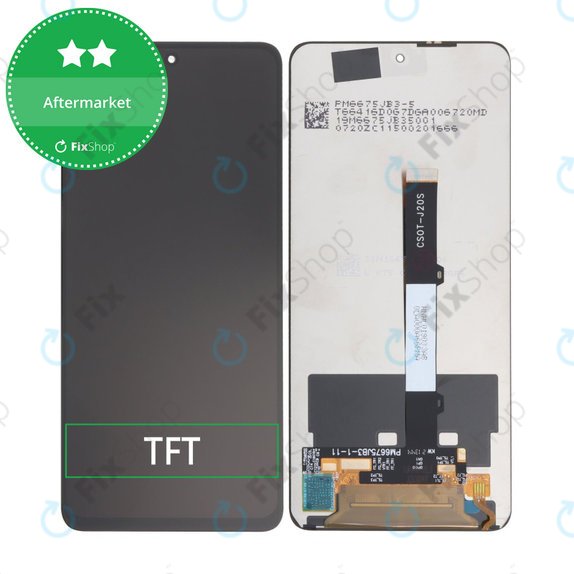 Xiaomi Redmi Note 9 Pro 5G M2007J17C - LCD zaslon + zaslon osjetljiv na dodir TFT