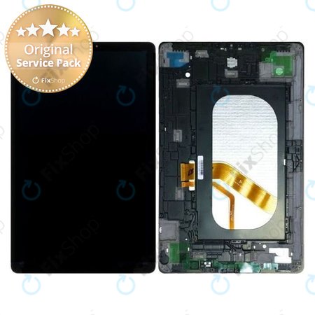 Samsung Galaxy Tab S4 10.5 T830, T835 - LCD zaslon + zaslon osjetljiv na dodir + okvir (crni) - GH97-22199A Originalni servisni paket