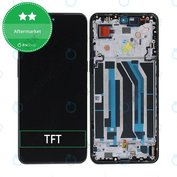 OnePlus 10T - LCD zaslon + zaslon osjetljiv na dodir + okvir (Moonstone Black) TFT
