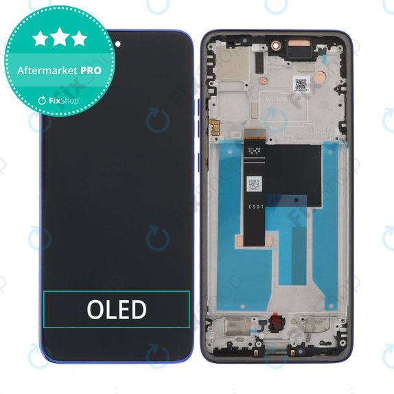 Motorola Edge 50 Neo - LCD zaslon + zaslon osjetljiv na dodir + okvir (Nautical Blue) OLED