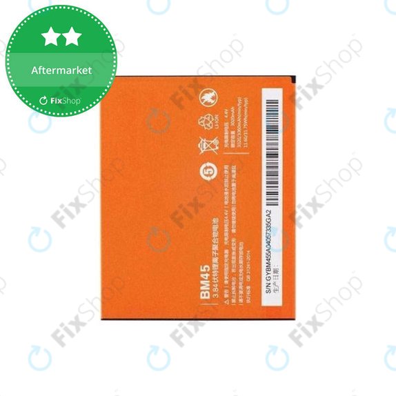 Xiaomi Redmi Note 2 - Baterija BM45 3020mAh