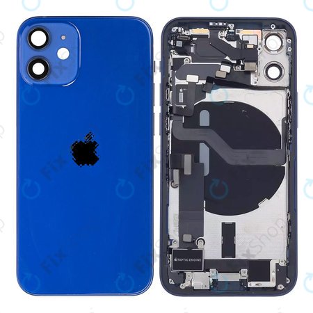 Apple iPhone 12 Mini - Stražnje Maska s malim dijelovima (plavo)