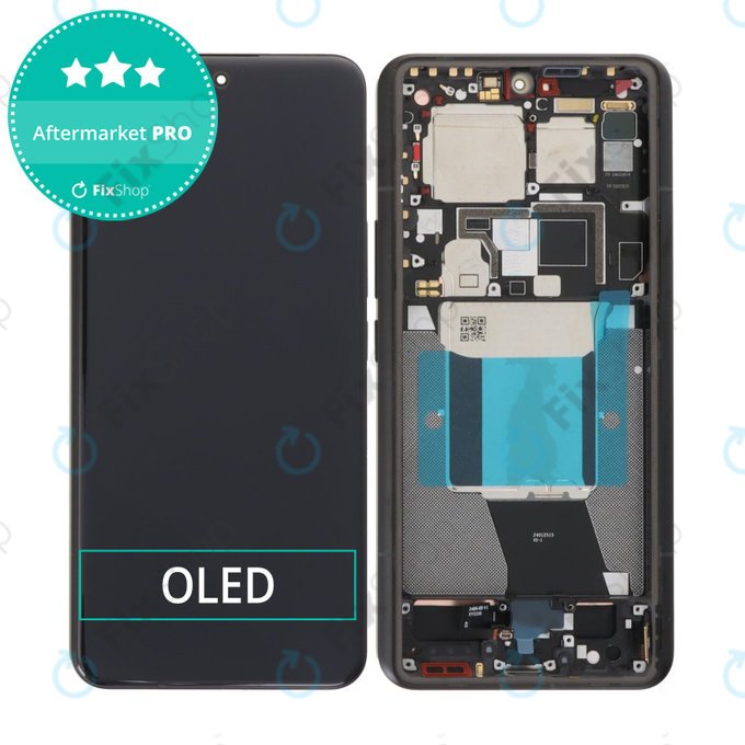 Xiaomi 14 Ultra - LCD zaslon + zaslon osjetljiv na dodir + okvir (Black) OLED