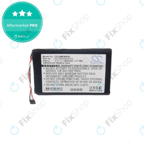 Garmin Edge 800, 810 - Baterija KE37BE49D0DX3 1000mAh HQ