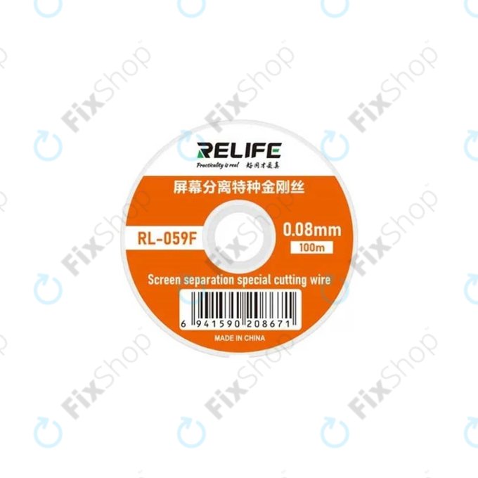 Relife RL-059F - Žica za Separaciju LCD Zaslona (0.08MM x 100M)