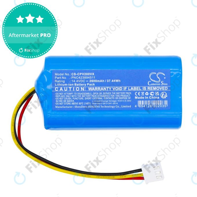 Baterija za ETA Nico 2219, 2600mAh, Li-Ion, 14.4V, PNC423894511, HQ