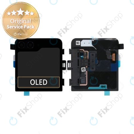Samsung Galaxy Z Flip 5 F731B - LCD zaslon + zaslon osjetljiv na dodir + okvir (vanjski) - GH97-29135A Genuine Service Pack
