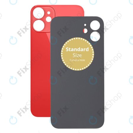 Apple iPhone 12 Mini - Stražnje staklo kućišta (crveno)
