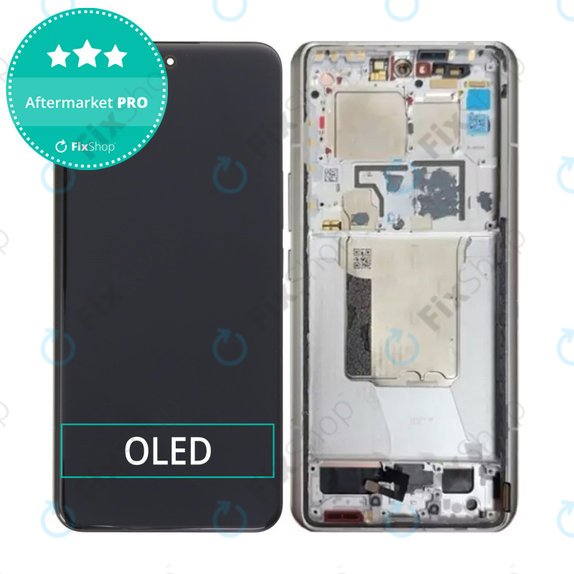 Xiaomi 14 Ultra - LCD zaslon + zaslon osjetljiv na dodir + okvir (White) OLED