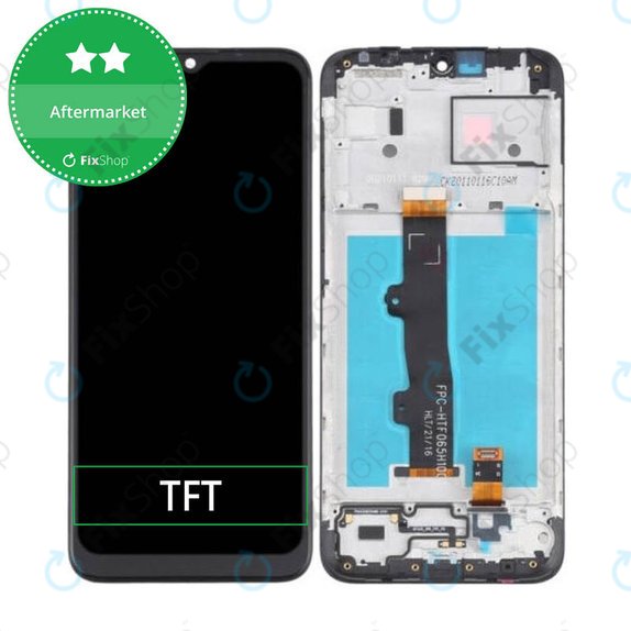 Motorola Moto E7 Power, E7i Power - LCD zaslon + zaslon osjetljiv na dodir + okvir (Black) TFT