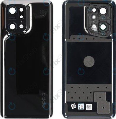 Oppo Find X5 Pro - Poklopac baterije (Glaze Black) - 4150045 Originalni servisni paket