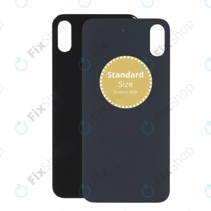 Apple iPhone XS - Stražnje staklo kućišta (Space Gray)