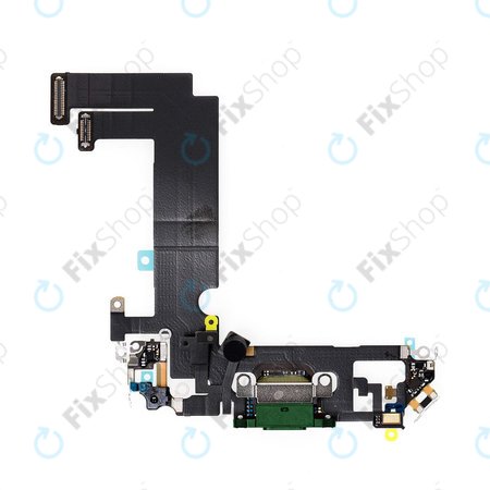 Apple iPhone 12 Mini - Konektor za punjenje + savitljivi kabel (zeleni)