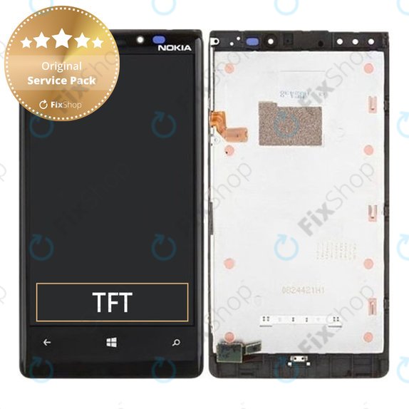 Nokia Lumia 920 - LCD zaslon + zaslon osjetljiv na dodir + okvir - 00808F9 Genuine Service Pack