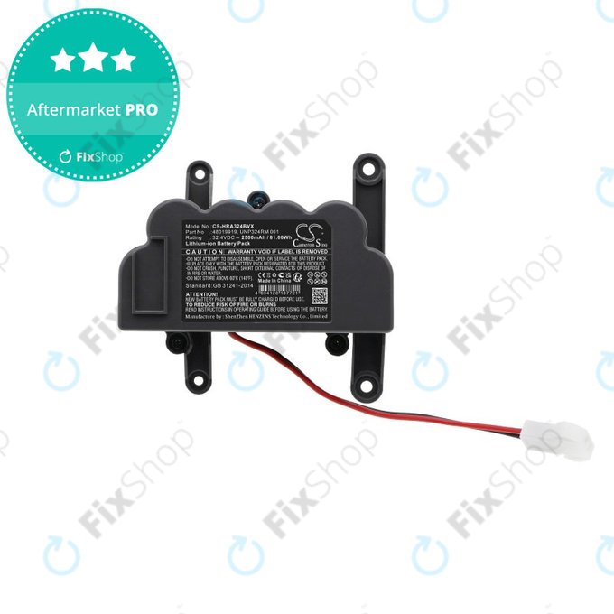 Baterija za Hoover ATV324LD 1011, UNP324RM 1001, 2500mAh, Li-Ion, 32.4V, 48019919, HQ