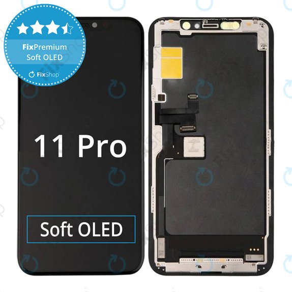 Apple iPhone 11 Pro - LCD zaslon + zaslon osjetljiv na dodir + okvir Soft OLED FixPremium