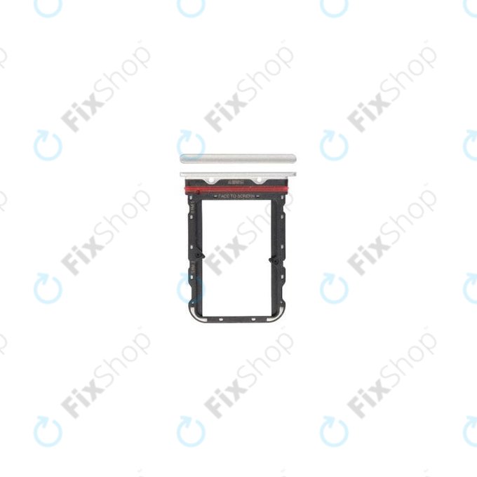 Xiaomi Mi Note 10, Xiaomi Mi Note 10 Pro - SIM ladica (glečersko bijela) - 48200000043W originalni servisni paket