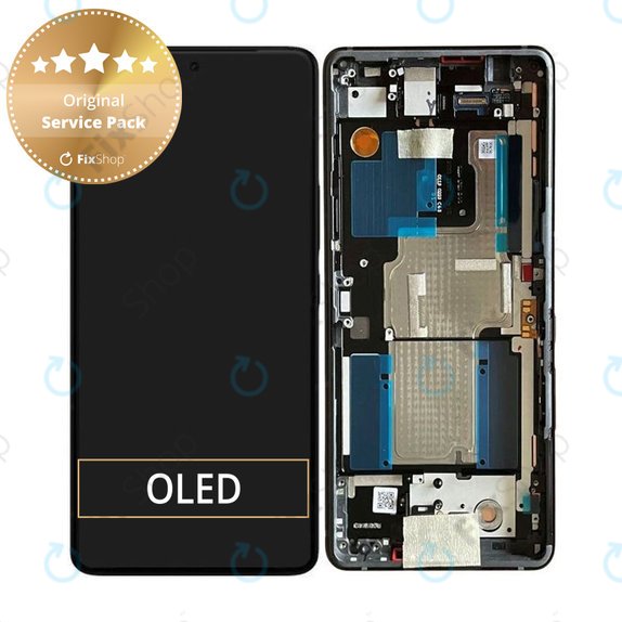 Asus Zenfone 11 Ultra - LCD zaslon + zaslon osjetljiv na dodir + okvir (Eternal Black) - B90AI00N1-R20010 Genuine Service Pack
