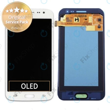 Samsung Galaxy J2 Duos - LCD zaslon + zaslon osjetljiv na dodir (bijeli) - GH97-17940A Originalni servisni paket
