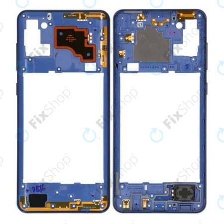 Samsung Galaxy A21s A217F - Srednji okvir (plavi) - GH97-24663C originalni servisni paket
