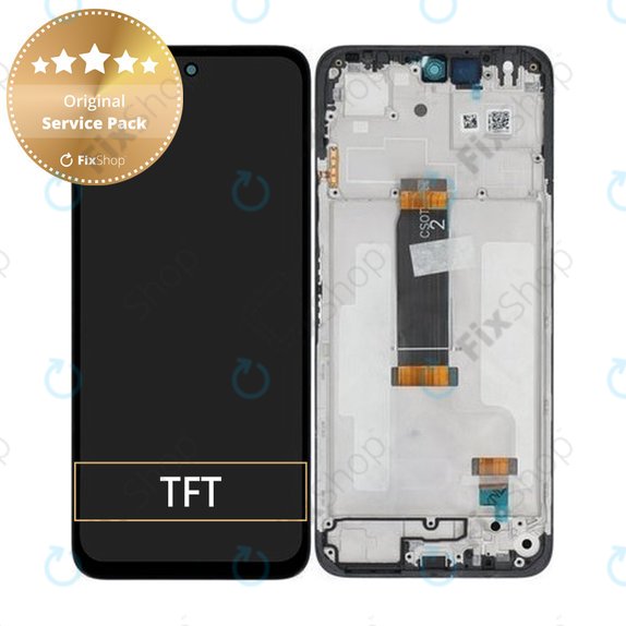 Xiaomi Redmi 13 4G, Redmi 13 5G, Poco M6 4G - LCD zaslon + zaslon osjetljiv na dodir + okvir - 560001N19A00 Genuine Service Pack