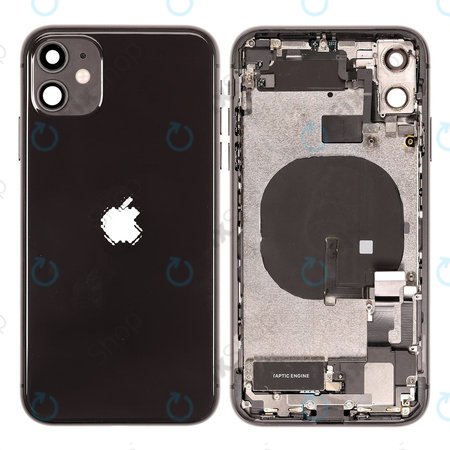 Apple iPhone 11 - Stražnje Maska s malim dijelovima (crno)