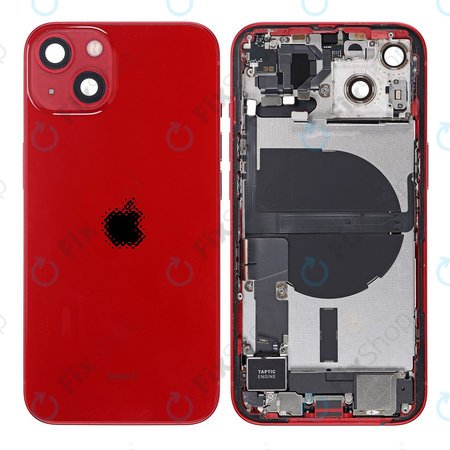 Apple iPhone 13 - Stražnje Maska s malim dijelovima (crveno)